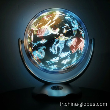 Globe terrestre interactif 3D précis pour les étudiants
